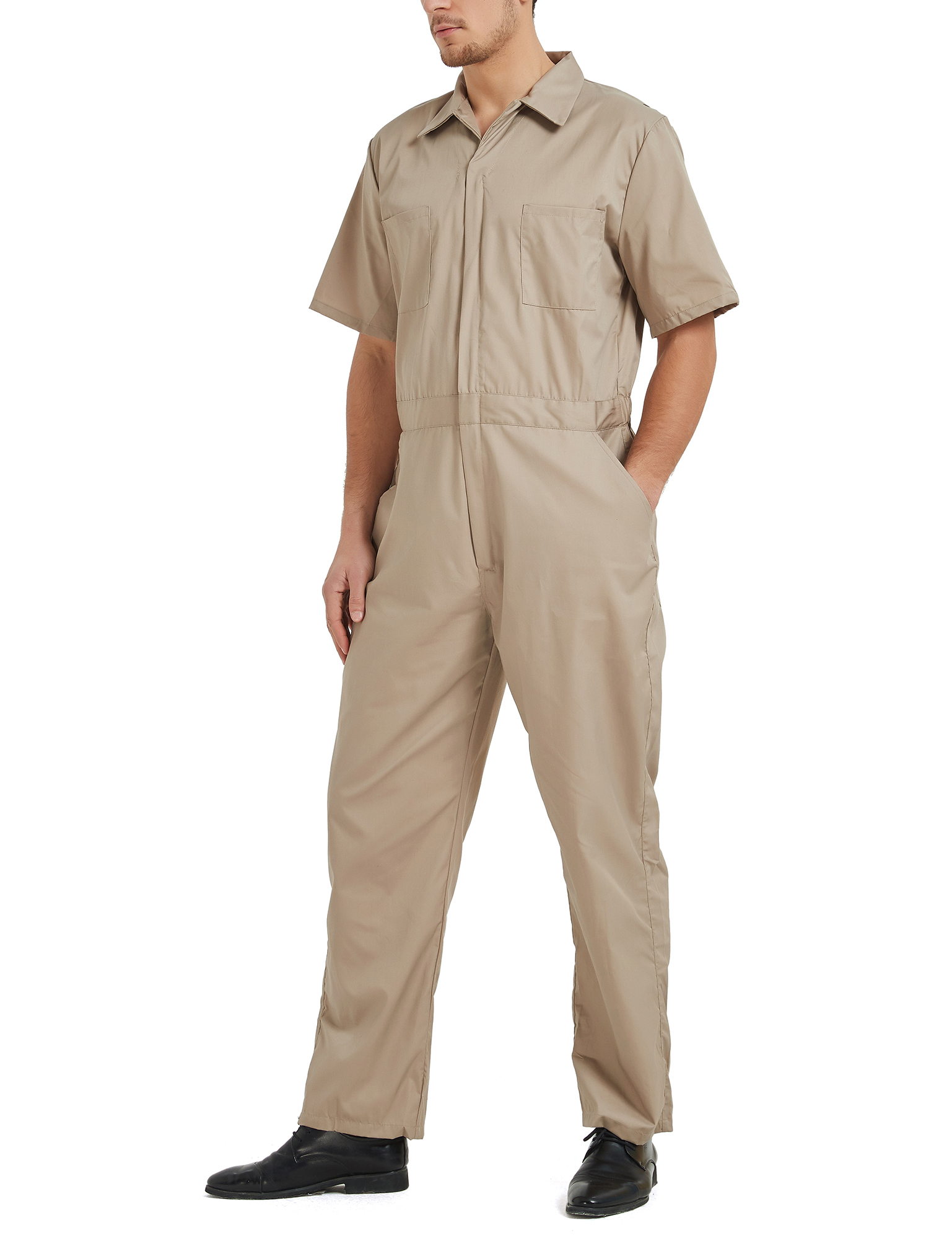 Toptie Men S Coverall Overall Mechanic Work Jumpsuit Short Long Sleeve