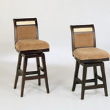 Armen Living B385 26" Counter High Swivel Barstool W/ Beige Chenille Fabric, Price/Each Armen Living B385 26" Counter High Swivel Barstool W/ Beige Chenille Fabric, Price/Each