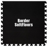 Alessco SoftFloors SFBK0202B, Black, 2' x 2' Border / Each, Total Piece: 1 Alessco SoftFloors SFBK0202B, Black, 2' x 2' Border / Each, Total Piece: 1