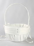 Audrey Flower Girl Basket, Ivory Audrey Flower Girl Basket, Ivory