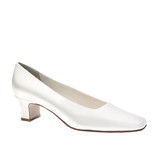 Touch Ups by Benjamin Walk Women's Betty Shoes Satin White Touch Ups by Benjamin Walk Women's Betty Shoes Satin White