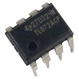 Integrated Circuit - TL072, Dual Op-Amp Integrated Circuit - TL072, Dual Op-Amp