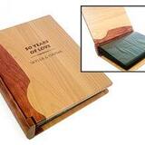 A + Lasering Personalized Combo Wood Photo Album A + Lasering Personalized Combo Wood Photo Album