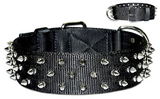 Protector Full Spiked Nylon Collar(Dee-in-Front) Protector Full Spiked Nylon Collar(Dee-in-Front)