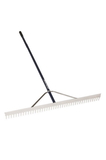 Midwest Rake 12024 24" Field / Aggregate Rake, 66" Blue Aluminum Handles,Rakes,Lawn & Landscaping, Price/each Midwest Rake 12024 24" Field / Aggregate Rake, 66" Blue Aluminum Handles,Rakes,Lawn & Landscaping, Price/each