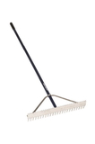 Midwest Rake 12524 24" Double Play/Dual Purpose Rake, 66" Blue Aluminum Handles, Price/each Midwest Rake 12524 24" Double Play/Dual Purpose Rake, 66" Blue Aluminum Handles, Price/each