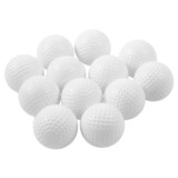 PAS 12/Pack Deluxe Dimpled Practice Balls--White PAS 12/Pack Deluxe Dimpled Practice Balls--White