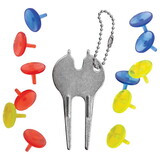 PAS Divot Tool with 12 Ball Markers, Core Accessories PAS Divot Tool with 12 Ball Markers, Core Accessories