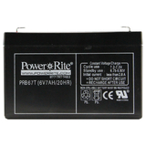 Exit Sign Battery, 6"x3.75"x1.375", 6V, 7AH Exit Sign Battery, 6"x3.75"x1.375", 6V, 7AH