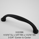 Residential Essentials 10215BK Pull, UPC: 549549200606 Residential Essentials 10215BK Pull, UPC: 549549200606