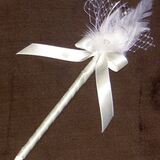 Simply Charming GP437I Ivory Ribbon Feather Pen Simply Charming GP437I Ivory Ribbon Feather Pen