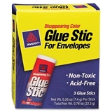 Avery Disappearing Color Permanent Glue Stick, 0.26oz - 3 / Pack - Purple, Price/PK Avery Disappearing Color Permanent Glue Stick, 0.26oz - 3 / Pack - Purple, Price/PK