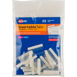 Avery Self-Adhesive Index Tabs With Printable Insert, Print-on - 25 / Pack - Clear Tab, Price/PK Avery Self-Adhesive Index Tabs With Printable Insert, Print-on - 25 / Pack - Clear Tab, Price/PK