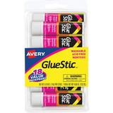 Avery Glue Stick Bonus Pack, 0.26oz - 18 / Pack - White, Price/PK Avery Glue Stick Bonus Pack, 0.26oz - 18 / Pack - White, Price/PK