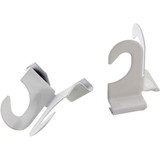 Baumgartens Suspended Ceiling Hooks, 30lb Capacity - 2" Size - White, Price/PK Baumgartens Suspended Ceiling Hooks, 30lb Capacity - 2" Size - White, Price/PK