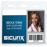 Baumgartens ID Badge Holder, 4" x 3" - Vinyl - 50 / Pack - Clear, Price/PK Baumgartens ID Badge Holder, 4" x 3" - Vinyl - 50 / Pack - Clear, Price/PK