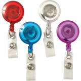 Baumgartens ID Card Reel With Belt Clip, Plastic - 4 / Pack - Assorted, Price/PK Baumgartens ID Card Reel With Belt Clip, Plastic - 4 / Pack - Assorted, Price/PK
