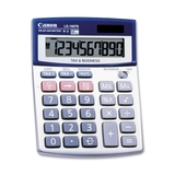 Canon LS100TSG Mini-desktop Calculator, 10 Character(s) - LCD - Battery/Solar Powered - 4" x 5.3" x 1.2", Price/EA Canon LS100TSG Mini-desktop Calculator, 10 Character(s) - LCD - Battery/Solar Powered - 4" x 5.3" x 1.2", Price/EA