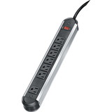 Fellowes 7 Outlets Metal Power Strip, 3-prong - 7 - 12ft, Price/EA Fellowes 7 Outlets Metal Power Strip, 3-prong - 7 - 12ft, Price/EA