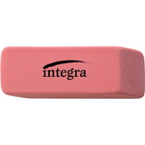Integra Medium Beveled End Eraser, Lead Pencil Eraser - Soft, Pliable, Latex-free - 0.8" x 2" x 0.4" - 1 Each - Pink, Price/EA Integra Medium Beveled End Eraser, Lead Pencil Eraser - Soft, Pliable, Latex-free - 0.8" x 2" x 0.4" - 1 Each - Pink, Price/EA