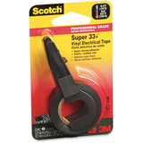 Scotch Electrical Tape, 0.5" Width x 200" Length - Plastic - 1 Roll - Black, Price/RL Scotch Electrical Tape, 0.5" Width x 200" Length - Plastic - 1 Roll - Black, Price/RL