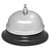 Sparco Call Bell, Nickel Plated, ChromedSteel - Silver, Black Color, Price/EA Sparco Call Bell, Nickel Plated, ChromedSteel - Silver, Black Color, Price/EA