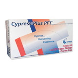 Unimed-Midwest Cypress Plus Powder Free Textured Latex Examination Gloves, Large Size - Powder-free, Textured - Latex - 100 / Box, Price/BX Unimed-Midwest Cypress Plus Powder Free Textured Latex Examination Gloves, Large Size - Powder-free, Textured - Latex - 100 / Box, Price/BX