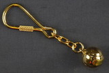 Brass Tennis Ball Key Ring Brass Tennis Ball Key Ring
