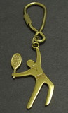 Polished Brass Player Key Ring Polished Brass Player Key Ring
