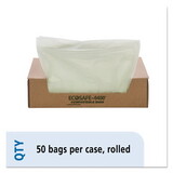 EcoSafe-6400 Compostable Bags, .85mil, 33 x 48, Green, 50 per Carton, Price/CT EcoSafe-6400 Compostable Bags, .85mil, 33 x 48, Green, 50 per Carton, Price/CT