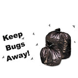 Insect-Repellent Trash Bags, w/Pest-Guard, 30 gal, 2mil, 33 x 40, Black, 90/Ctn, Price/CT Insect-Repellent Trash Bags, w/Pest-Guard, 30 gal, 2mil, 33 x 40, Black, 90/Ctn, Price/CT