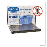 Insect-Repellent Trash, w/Pest-Guard, 55 gal, 2mil, 37 x 52, Black, 65/Ctn, Price/CT Insect-Repellent Trash, w/Pest-Guard, 55 gal, 2mil, 37 x 52, Black, 65/Ctn, Price/CT
