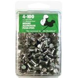 Moore M4-100 Alum Push Pins 1/2 Pt Bx/100 , Price/BX Moore M4-100 Alum Push Pins 1/2 Pt Bx/100 , Price/BX