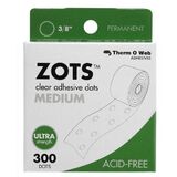 Therm O Web Zots TW3784 Clear Adhesive Boxed Dots Medium, Price/BX Therm O Web Zots TW3784 Clear Adhesive Boxed Dots Medium, Price/BX