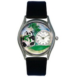 Whimsical Watches Panda Bear Silver Watch Whimsical Watches Panda Bear Silver Watch