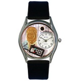 Whimsical Watches Police Officer Silver Watch Whimsical Watches Police Officer Silver Watch