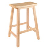 Winsome 84084 Wood Saddle Seat 24" Stool, Single, RTA Winsome 84084 Wood Saddle Seat 24" Stool, Single, RTA