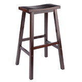 Winsome 94089 Wood Saddle Seat 29" Stool, Single, RTA Winsome 94089 Wood Saddle Seat 29" Stool, Single, RTA